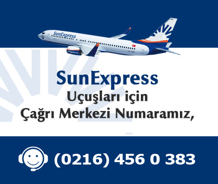 Sun Express Bilet Hattı (0216) 456 0 383