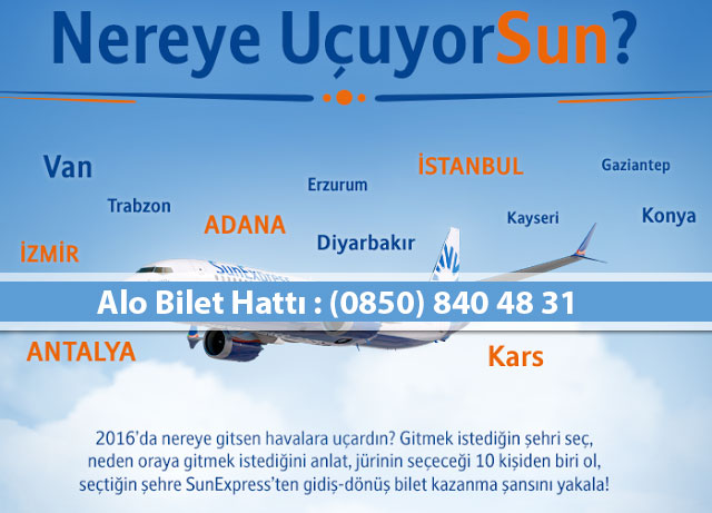 SunExpress Promosyonlu Bilet Hattı